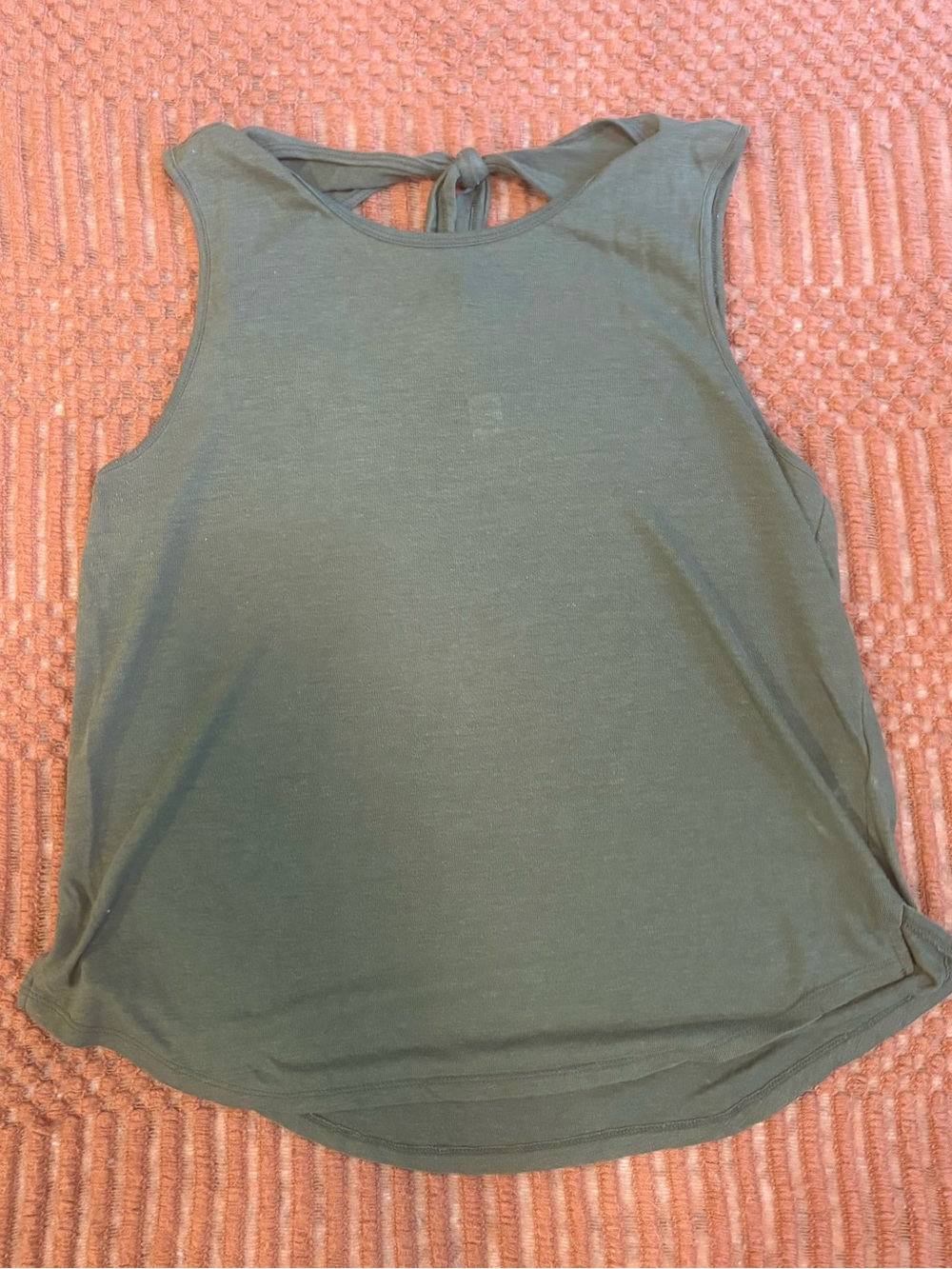 Old Navy Olive Green Tie-Back Sleeveless Tank